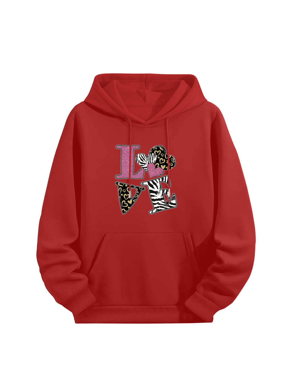 Edgy Leopard & Zebra Couple Hoodies