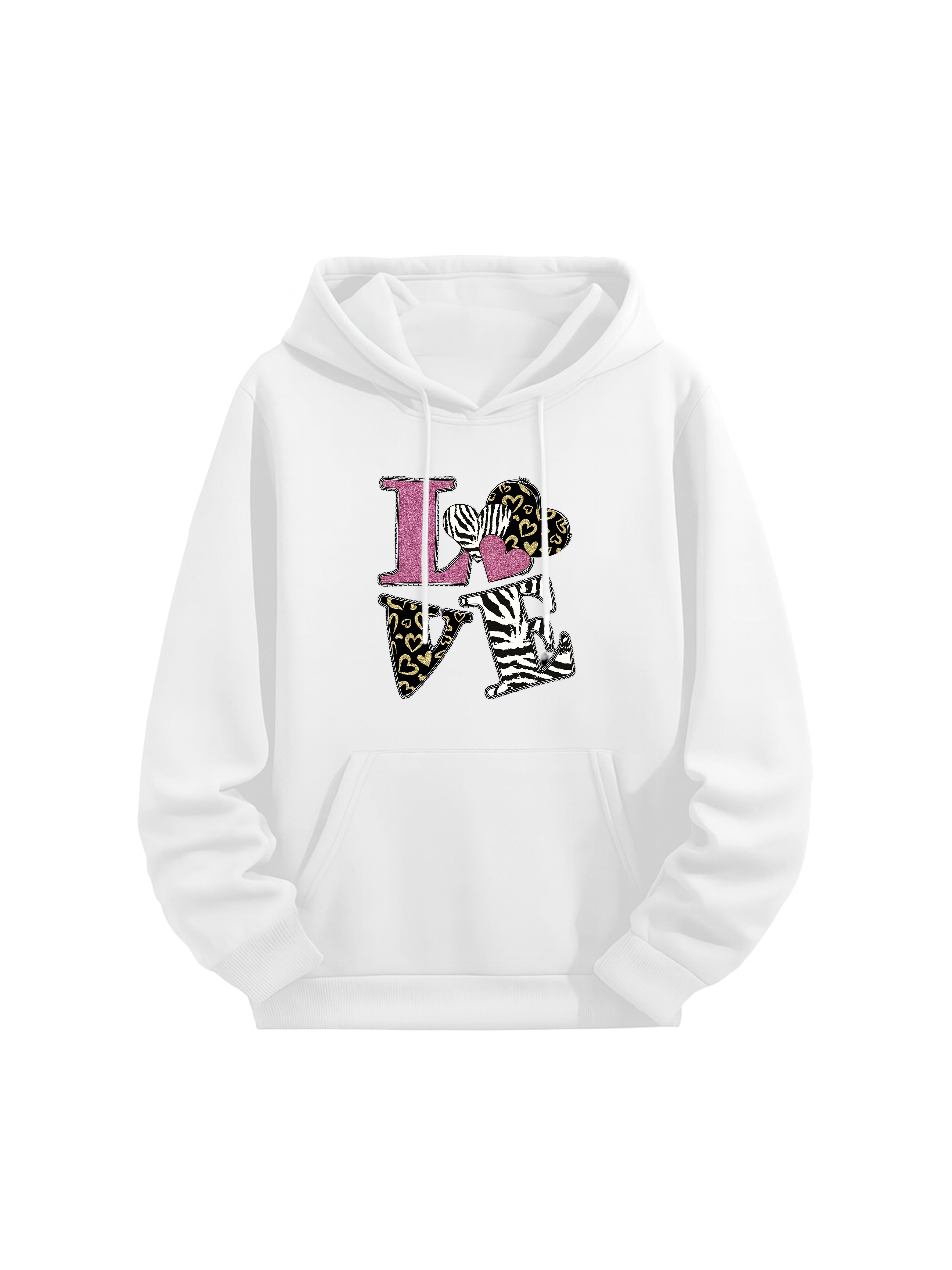 Edgy Leopard & Zebra Couple Hoodies