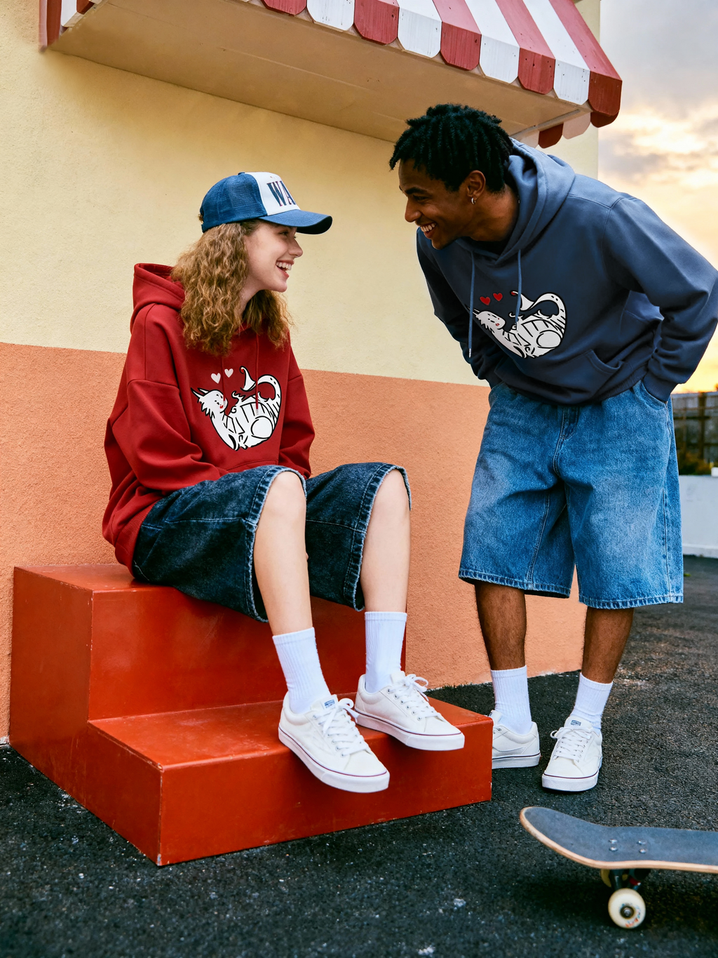 Dragon Love Couples Hoodies