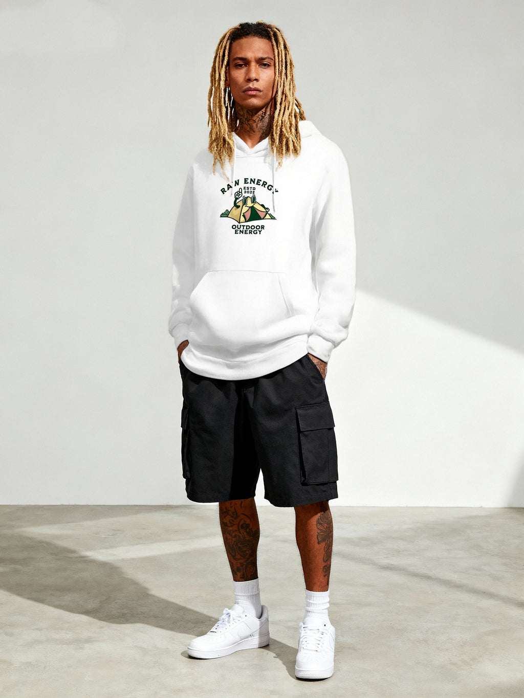 Modern Retro-Hoodie