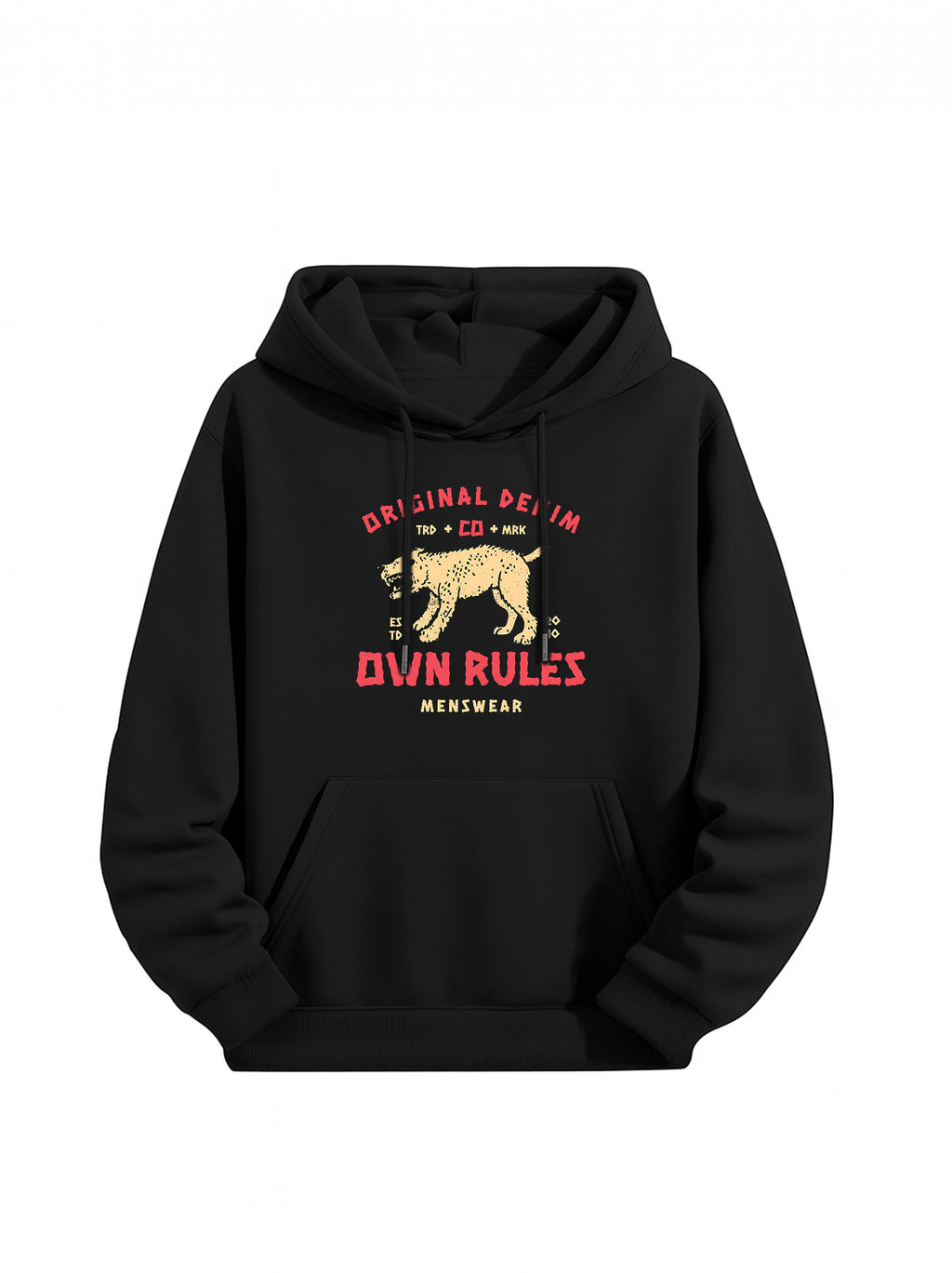"OWN RULES Original Denim" Graphic Hoodie