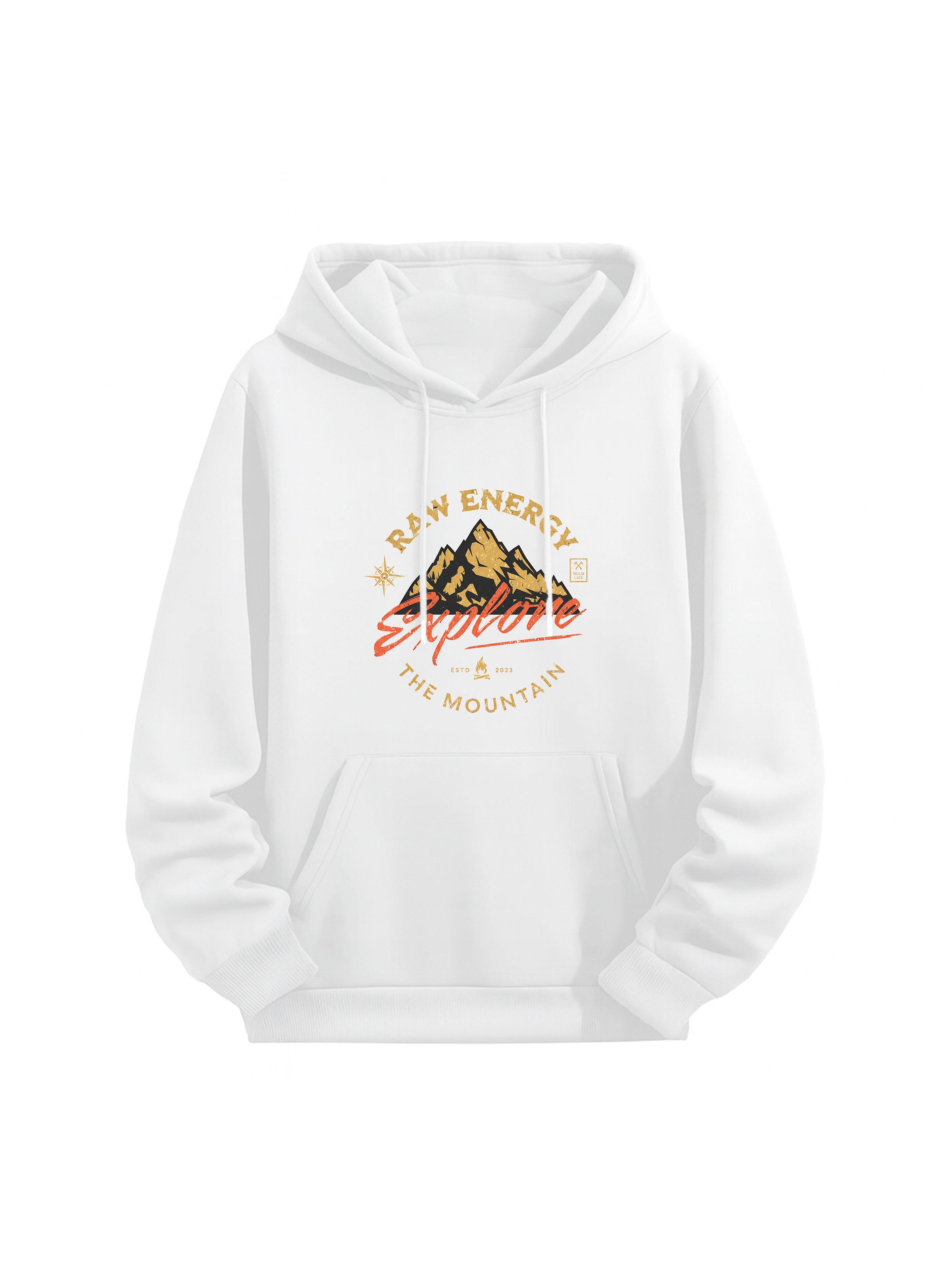 The Vintage “RAW ENERGY” Mountain Explorer Hoodie