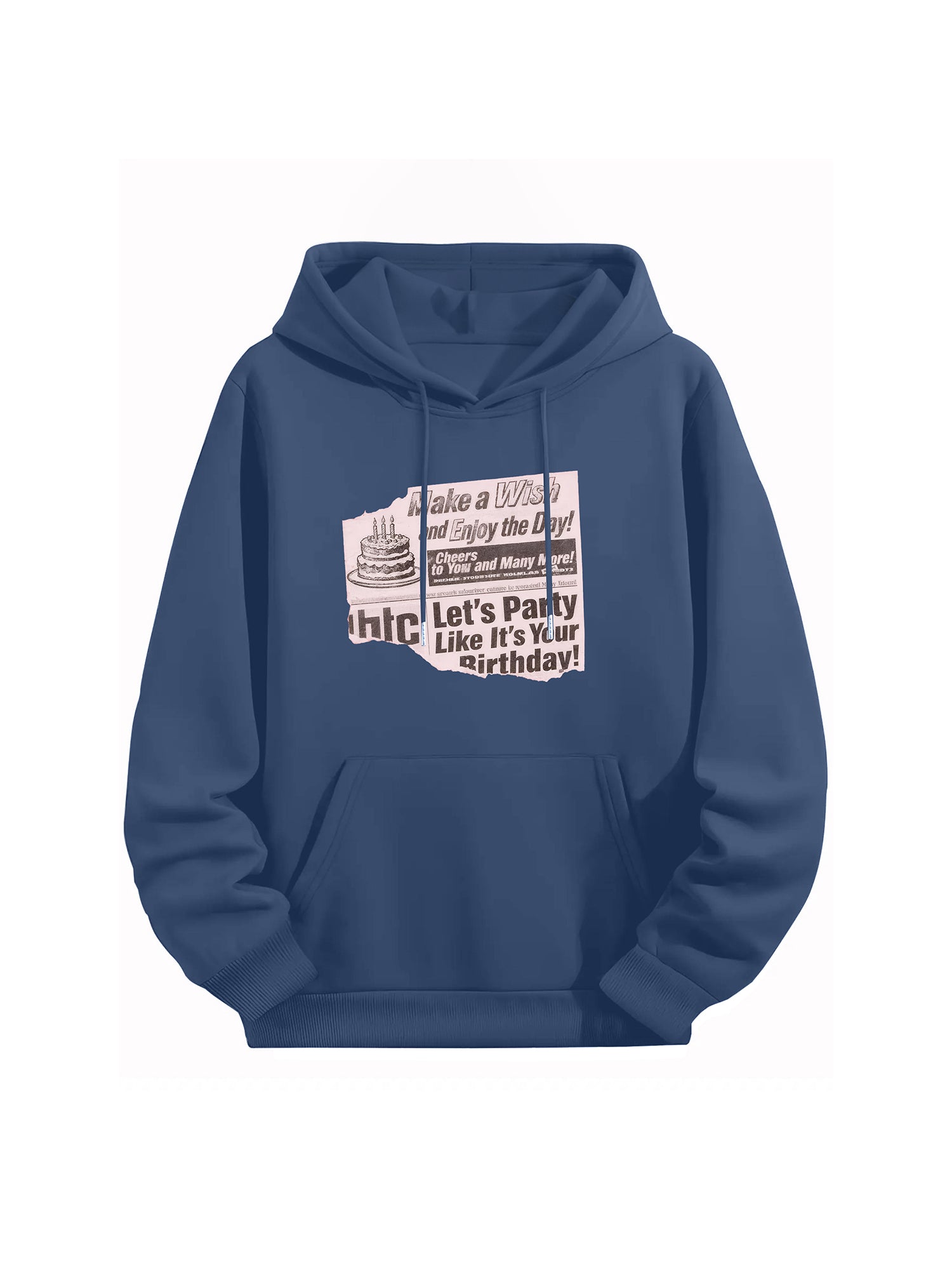 Vintage Newspaper Birthday Party Hoodie