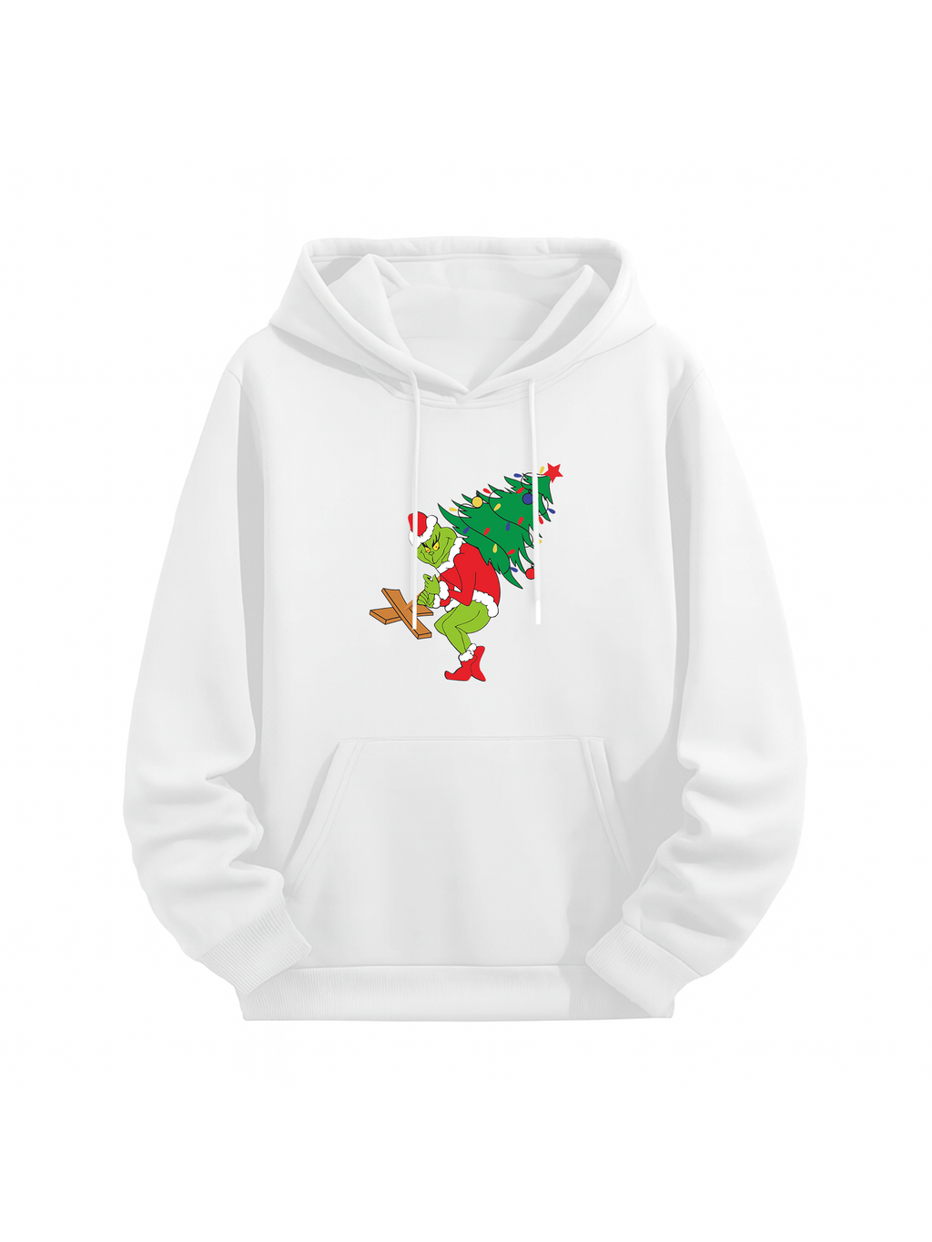 Christmas Edgy “Grinch Style” Graphic Hoodie