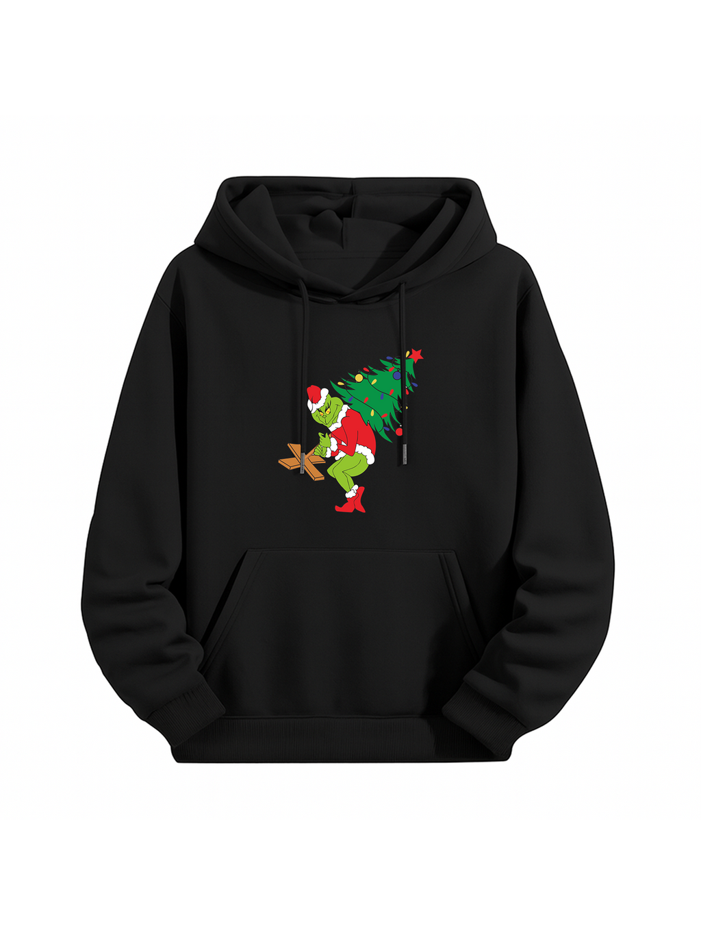 Christmas Edgy “Grinch Style” Graphic Hoodie