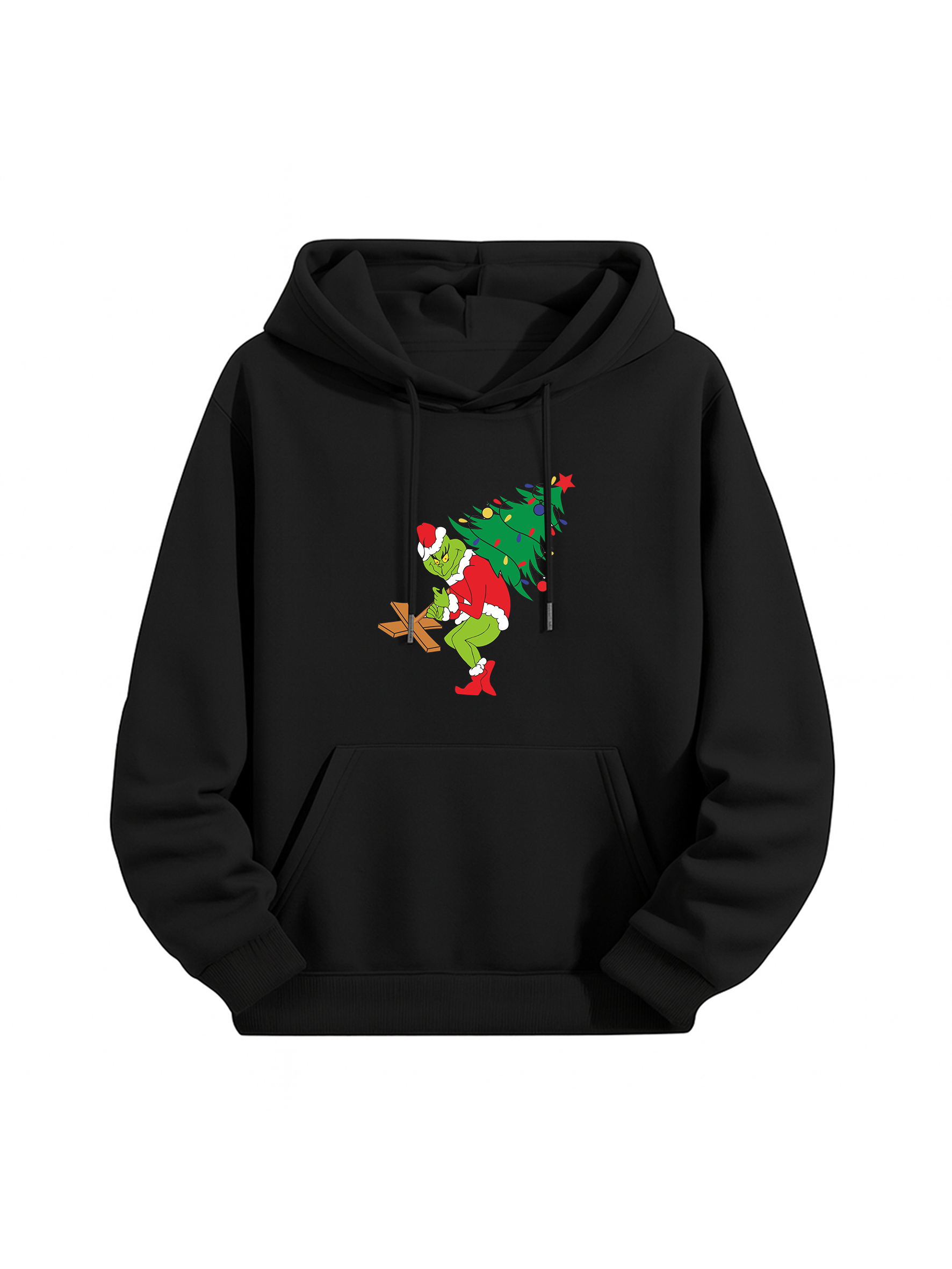 Christmas Edgy “Grinch Style” Graphic Hoodie