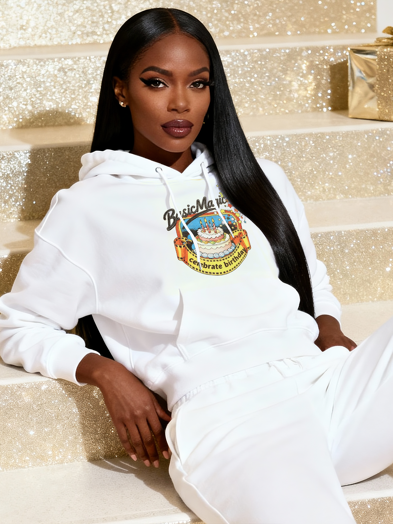 Basic Magic Birthday Cake Hoodie