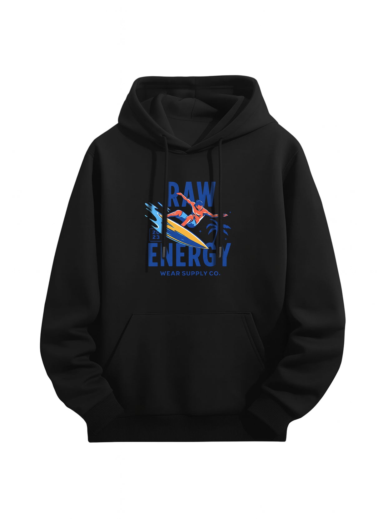Surf “Raw Energy” Graphic Hoodie
