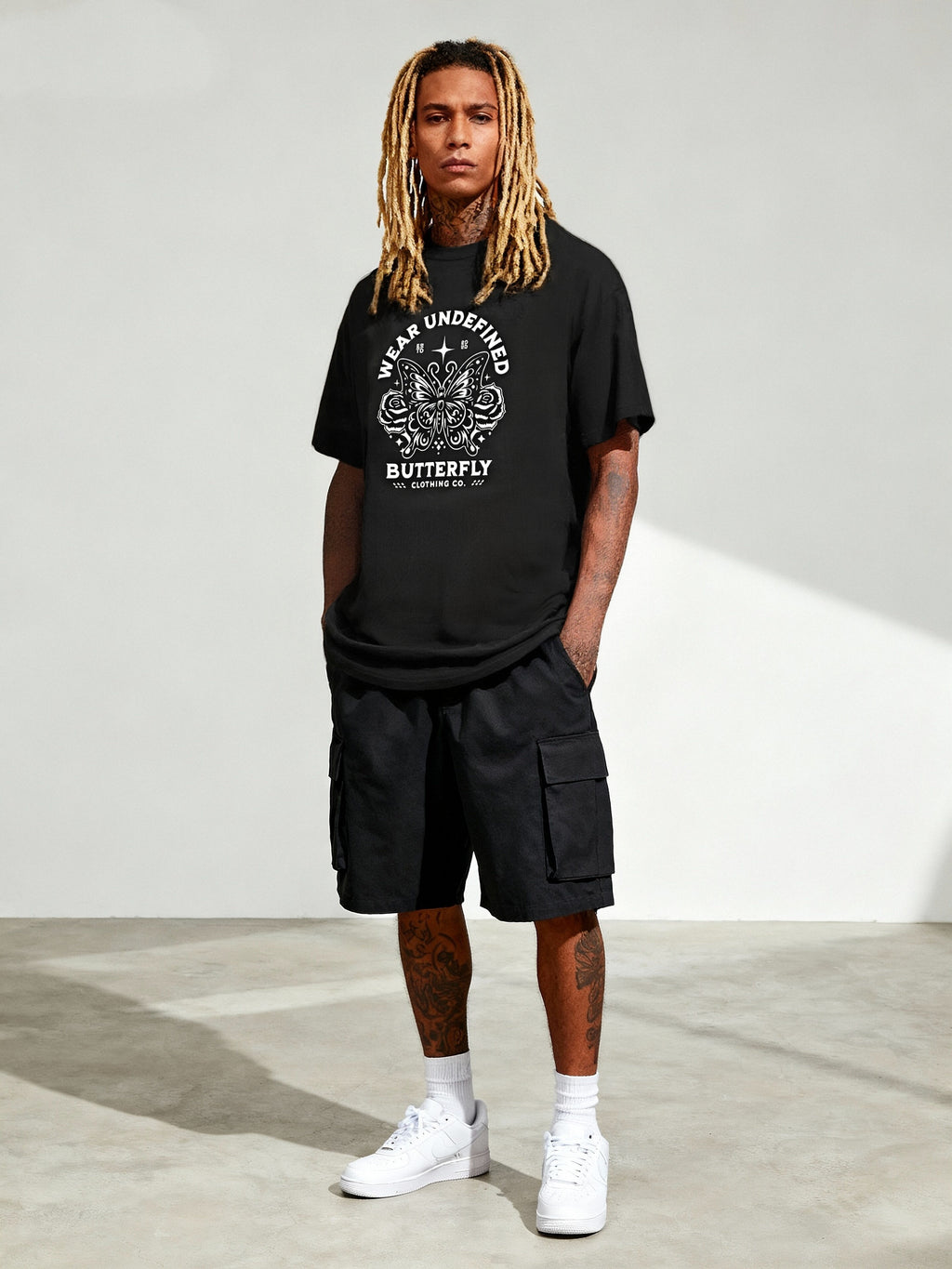 "Wear Undefined Butterfly" Graphic T shirt