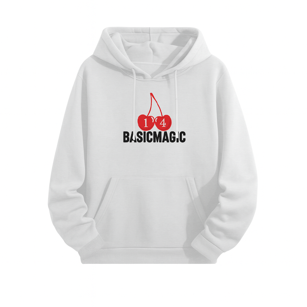 BASICMAGIC Cherry 14 Street Hoodie