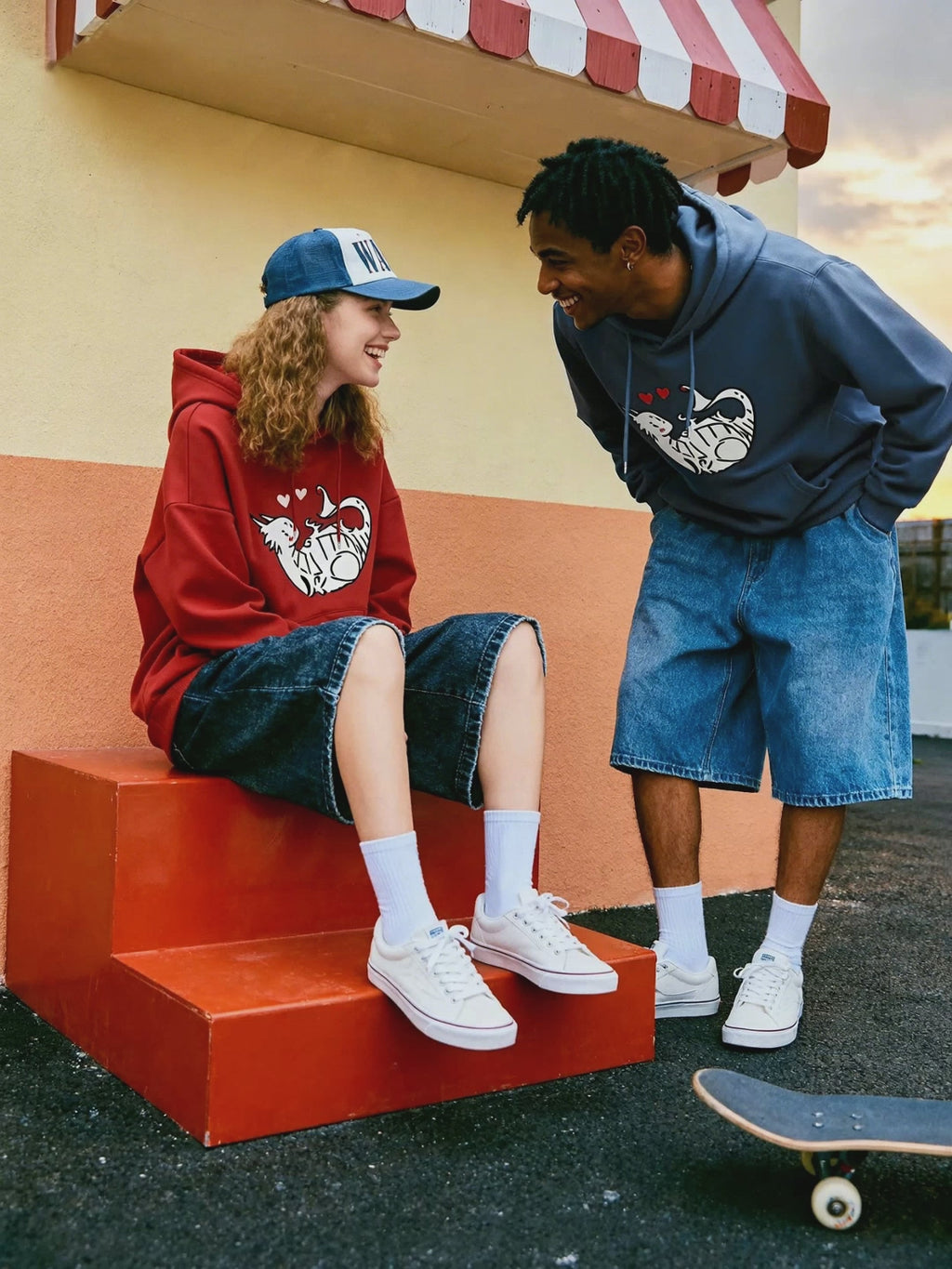 Dragon Love Couples Hoodies